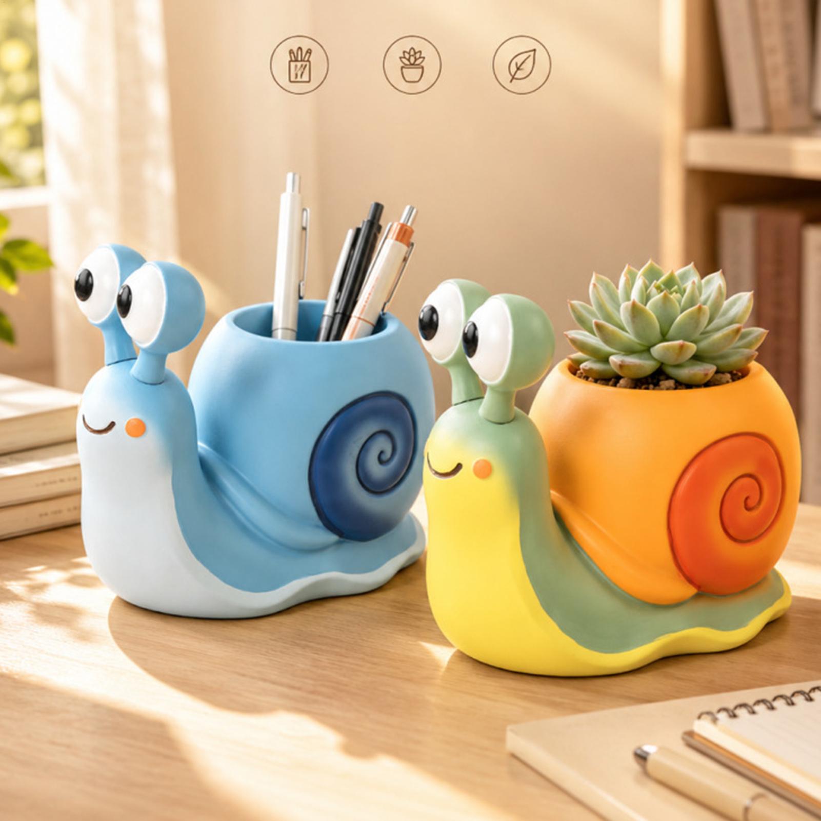 Snail Shape Flower Pot Snail f - Succulent Set ulasan dan harga