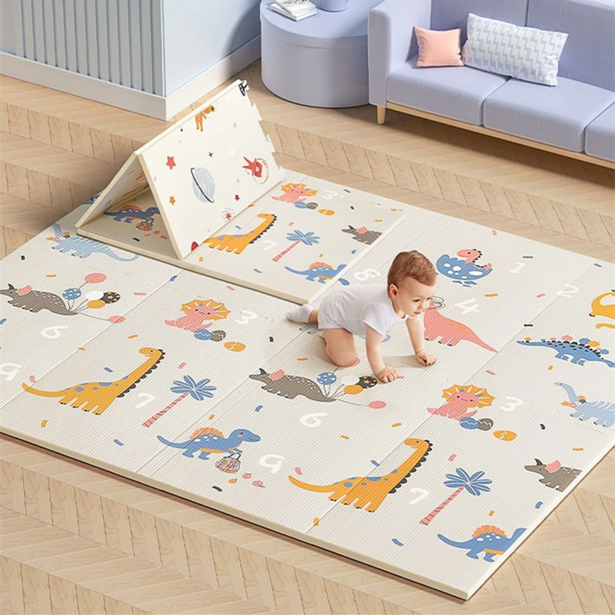 Non-Toxic Educational Foldable - Repotting Mat ulasan dan harga