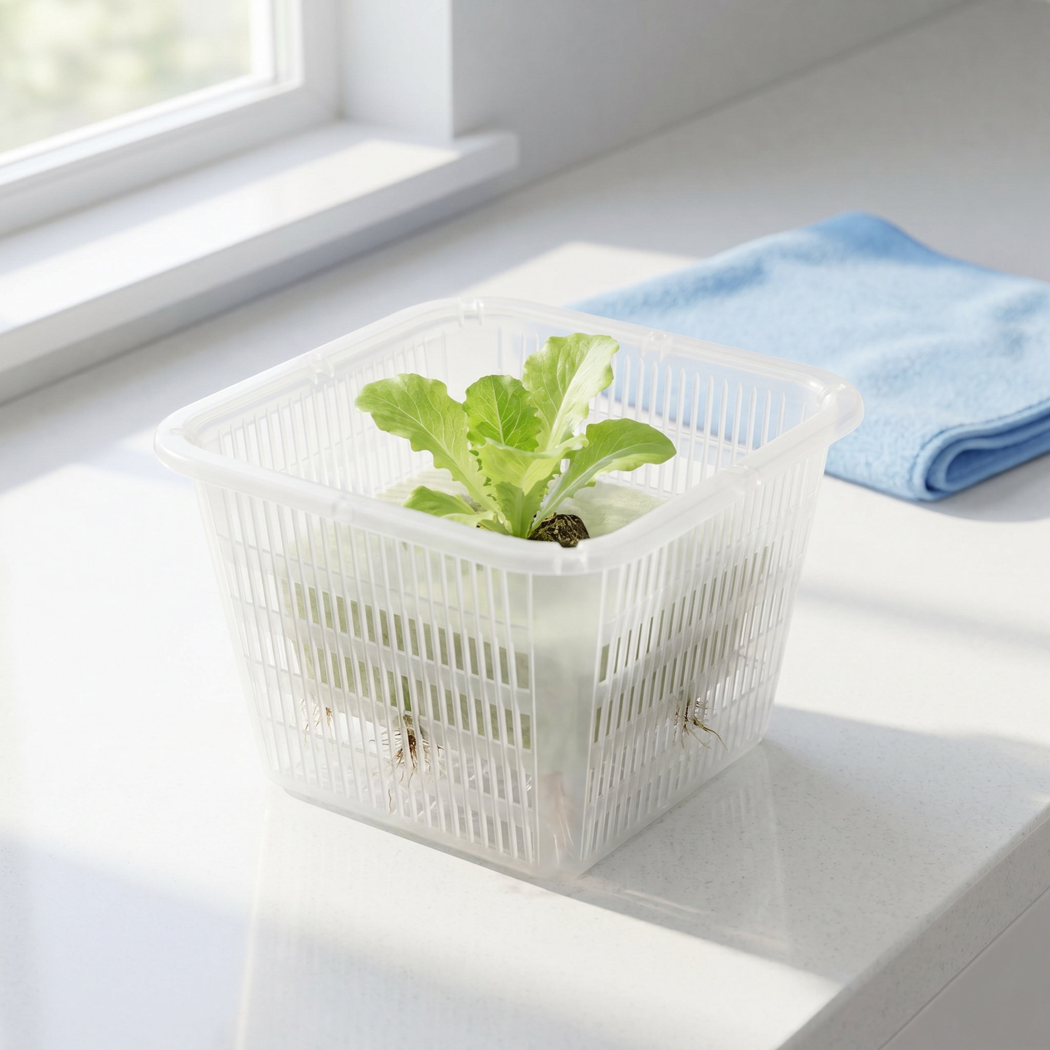 6Pcs Square Mesh Hydroponic Pl - Indoor Plants ulasan dan harga