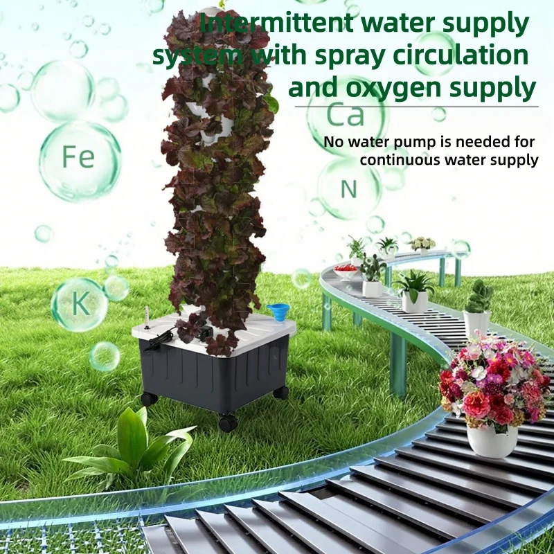 Hydroponic Planting Tower Inte - Indoor Plants ulasan dan harga